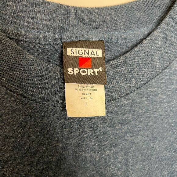 Vintage 90s Eagle Nature Wrap Around Print T-shirt - Picture 3 of 5